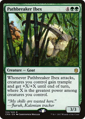 Pathbreaker Ibex, Magic: The Gathering Karte