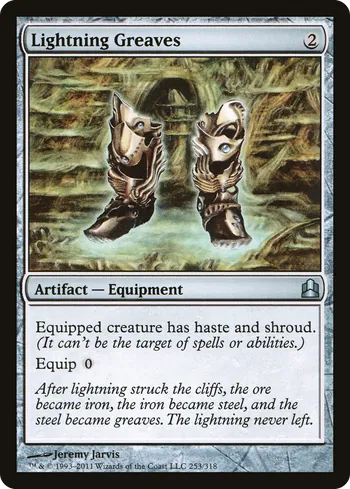 Lightning Greaves, carta de Magic: The Gathering