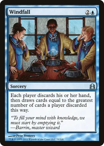Windfall, Magic: The Gathering card