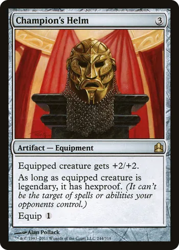 Champion's Helm, Magic: The Gathering Karte