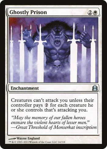 Ghostly Prison, Magic: The Gathering Karte