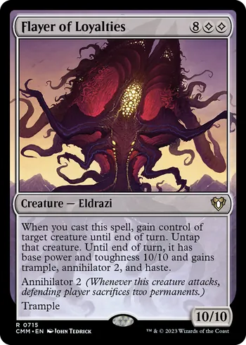 Flayer of Loyalties, Magic: The Gathering card