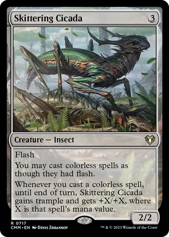 Skittering Cicada, Magic: The Gathering card