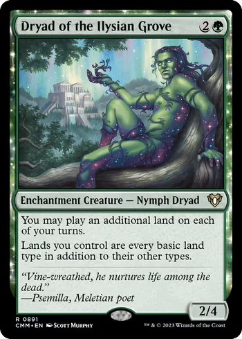 Dryad of the Ilysian Grove, Magic: The Gathering Karte