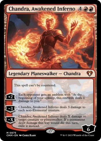 Chandra, Awakened Inferno, Magic: The Gathering card