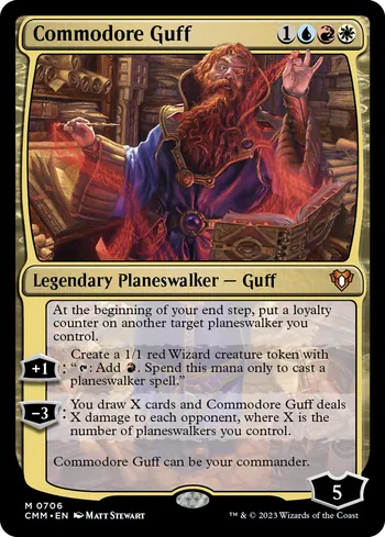 Commodore Guff, Magic: The Gathering card