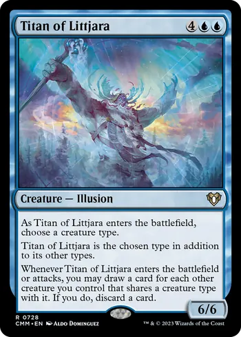 Titan of Littjara, Magic: The Gathering card