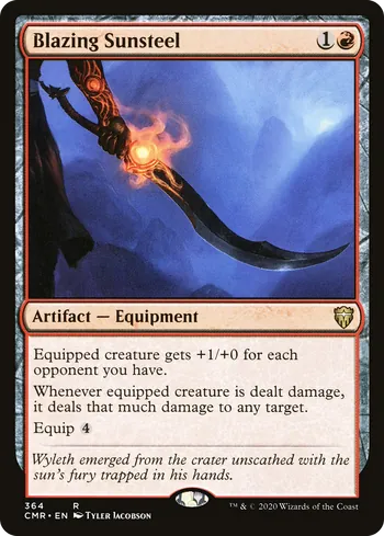 Blazing Sunsteel, Magic: The Gathering card