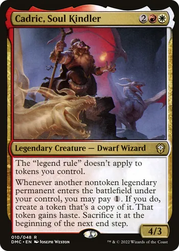 Cadric, Soul Kindler, Magic: The Gathering Karte