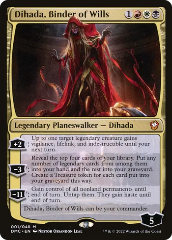 Dihada, Binder of Wills, Magic: The Gathering Karte