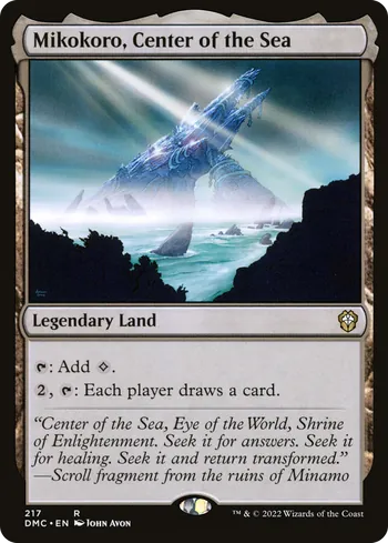 Mikokoro, Center of the Sea, Magic: The Gathering Karte