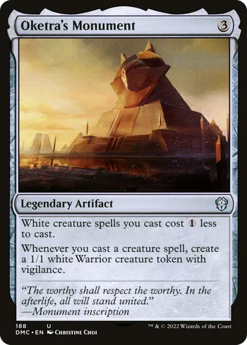 Oketra's Monument, Magic: The Gathering Karte