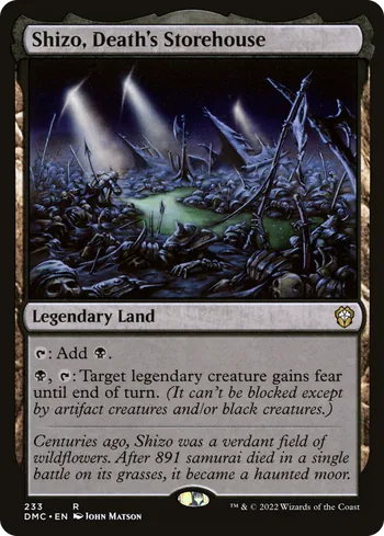 Shizo, Death's Storehouse, Magic: The Gathering Karte
