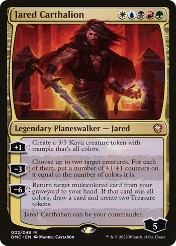 Jared Carthalion, Magic: The Gathering card