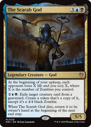 The Scarab God, Magic: The Gathering Karte