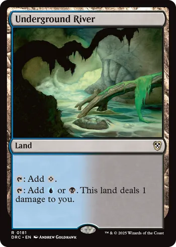 Underground River, Magic: The Gathering Karte