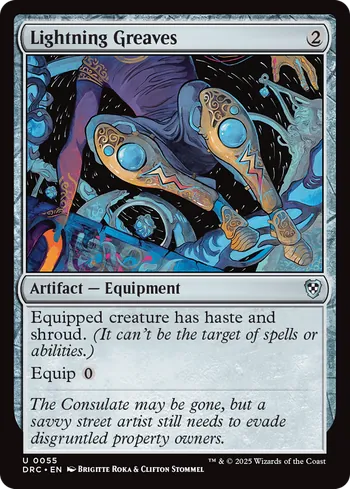 Lightning Greaves, Magic: The Gathering card
