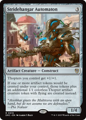 Stridehangar Automaton, Magic: The Gathering card