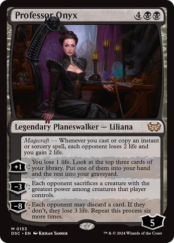 Professor Onyx, Magic: The Gathering card