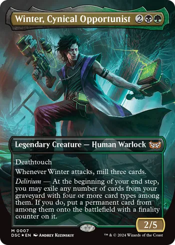 Winter, Cynical Opportunist, Magic: The Gathering card