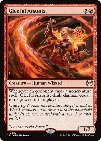 Gleeful Arsonist, Magic: The Gathering card