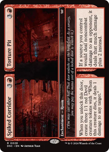 Spiked Corridor // Torture Pit, Magic: The Gathering card