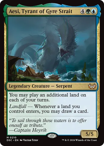 Aesi, Tyrant of Gyre Strait, Magic: The Gathering card