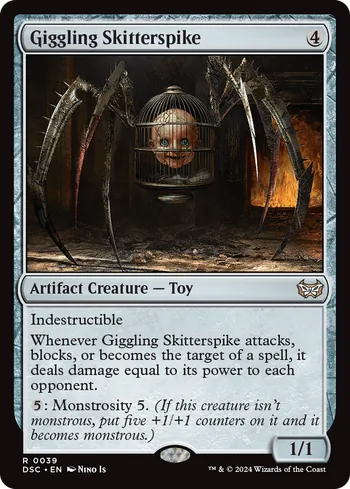 Giggling Skitterspike, Magic: The Gathering card