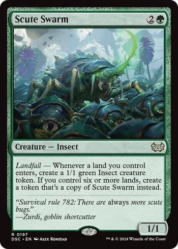 Scute Swarm, Magic: The Gathering card
