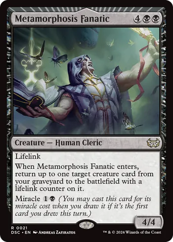 Metamorphosis Fanatic, Magic: The Gathering card