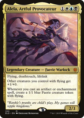 Alela, Artful Provocateur, Magic: The Gathering card