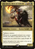 Syr Gwyn, Hero of Ashvale, Magic: The Gathering card