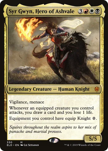 Syr Gwyn, Hero of Ashvale, Magic: The Gathering card
