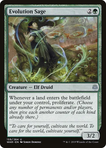 Evolution Sage, Magic: The Gathering card