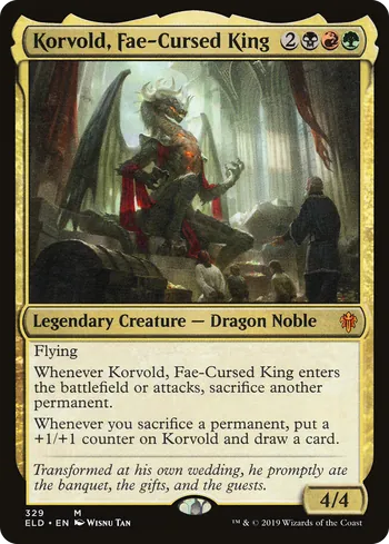 Korvold, Fae-Cursed King, Magic: The Gathering card