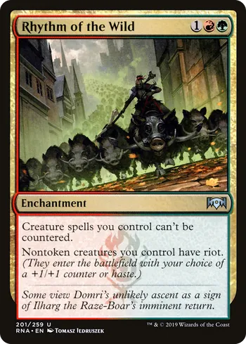 Rhythm of the Wild, Magic: The Gathering card