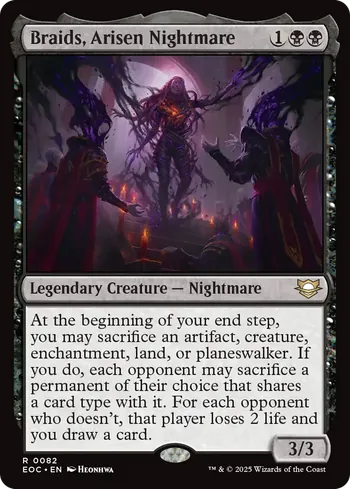 Braids, Arisen Nightmare, Magic: The Gathering Karte