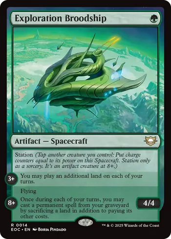 Exploration Broodship, Magic: The Gathering Karte
