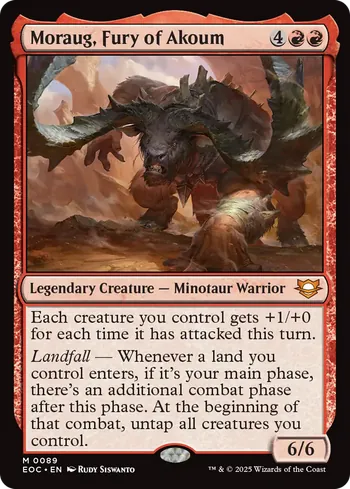 Moraug, Fury of Akoum, Magic: The Gathering Karte
