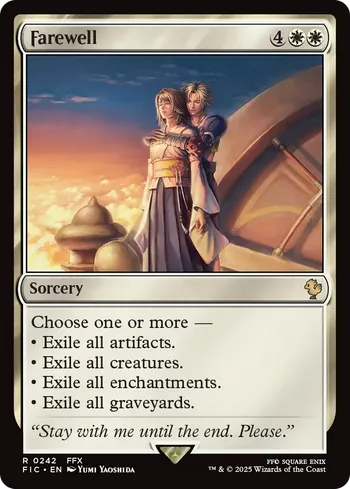 Farewell, Magic: The Gathering card