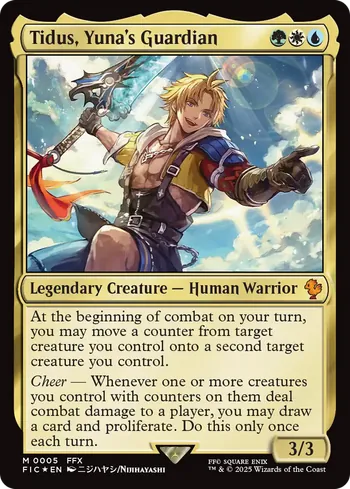 Tidus, Yuna's Guardian, Magic: The Gathering card