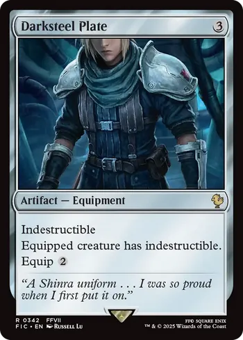Darksteel Plate, Magic: The Gathering card