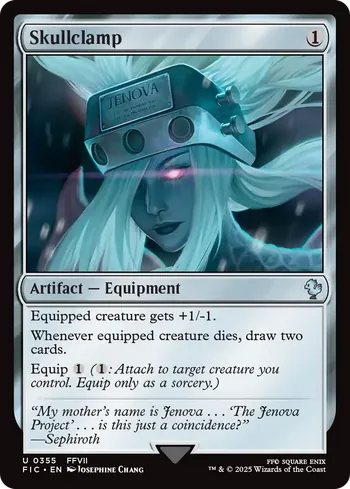 Skullclamp, Magic: The Gathering card