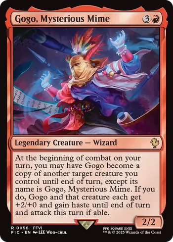Gogo, Mysterious Mime, Magic: The Gathering card