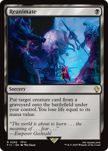 Reanimate, Magic: The Gathering card