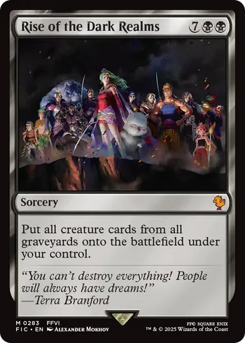 Rise of the Dark Realms, Magic: The Gathering card