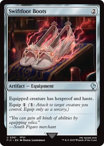 Swiftfoot Boots, Magic: The Gathering card