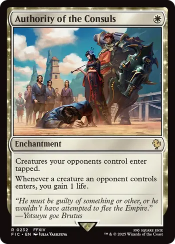Authority of the Consuls, Magic: The Gathering card