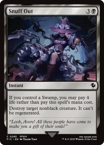 Snuff Out, Magic: The Gathering card