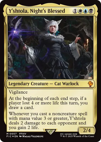 Y'shtola, Night's Blessed, Magic: The Gathering card